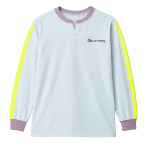 Playera industrial cuello mao con cintas de alta visibilidad