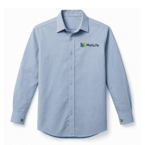 Camisa de vestir ejecutiva para uniforme corporativo