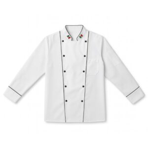 Filipina de chef hotelería doble botonadura clásica
