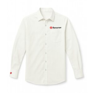 Camisa ejecutiva tipo lino para uniforme corporativo