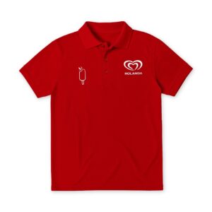 Playera tipo polo ejecutiva y demostradora para uniforme de marca