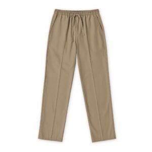 Pantalón industrial beige con resorte para trabajo pesado