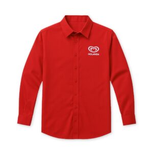 Camisa ejecutiva manga larga para demostradoras y retail