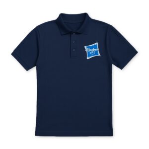 Playera tipo polo multimarcas bordada para demostradoras