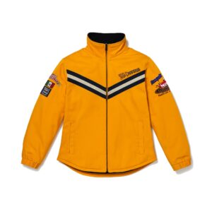Chamarra industrial de gabardina con forro polar para trabajo exterior