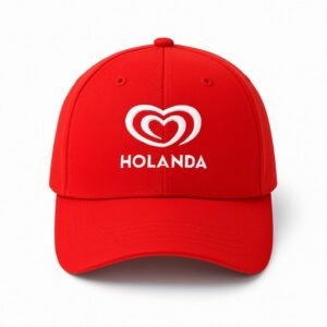 Gorra demostradora con broche de velcro para uniforme promocional